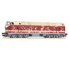52999 - Motorová lokomotiva 219 055 DR /reflektor nahoře/, s opravnými fleky, DCC, zvuk
