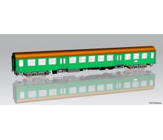 28002 - 4. osy rychlíkový vůz typu Halberstadt se středimi dveřmi, 2. třída DR