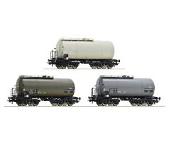 760150 - Set 4. osých kotlových vozů ZZhs DRG Wifo