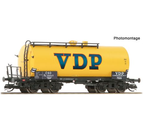 6680039 - 4-osý kotlový vůz VDP (Velkonákupní družstvo Praha) ČSD
