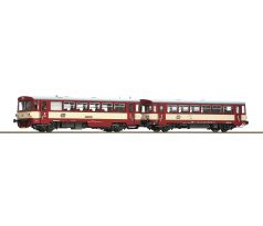7710022 - Motorový vůz 810 328-5 s přípojným vozem Btax ČD, DCC, zvuk