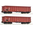 6600171 - Set se dvěma otevřenými nákladními vozy typu Eaos PKP