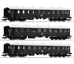 6200132 - Set tří kořistních rychlíkových vozů MÁV