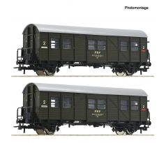 6200195 - Souprava dvou provizorních osobních vozů Bti PKP