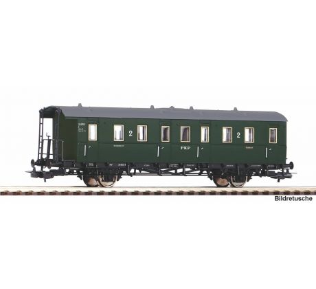 53136 - 2. osý odddílový vůz B 2. třídy PKP - I. provozní číslo