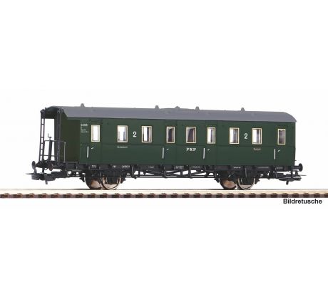 53137 - 2. osý odddílový vůz B 2. třídy PKP - II. provozní číslo