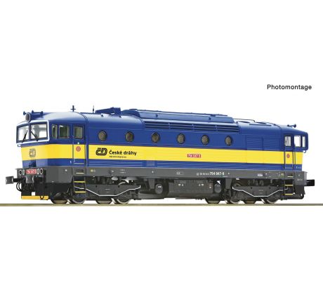 7310089 - Motorová lokomotiva 754 047-9 ČD, DCC, zvuk