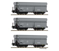 6600324 - 3-dílný set Souprava vozů samovýsypných vozů Fal-x PKP