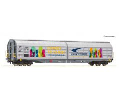 6600225 - 4. osý uzavřený vůz s posuvnými bočnicemi Habbillns ZSSK Cargo