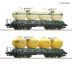 6600236 - 2-dílný set vozů na přepravu cementu Uacs 451.1 ČSD