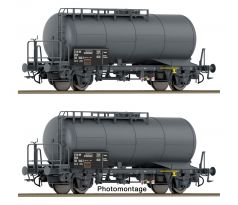 6600245 - Dvoudílný set 2-osých kotlových vozů Zs-w DR