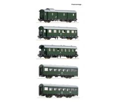 6200243 - Pětidílný set osobního vlaku DR ze 70. let