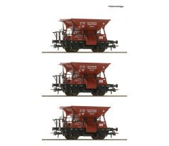 6600265 - Třídílný set samovýsypných vozů Talbot DRG
