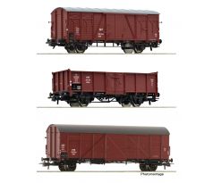 6600273 - Souprava tří nákladních vozů Polských státních drah PKP