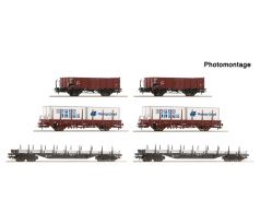 6600334 - 6-dílný set nákladních vozů DB - set 2