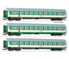 6200229 - ﻿Set tří osobních vozů typu Y/B 70, řady Bdnu PKP rychlík „Telimena“