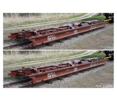 6640005 - Set dvou čtyřnápravových úzkorozchodných podvalníky WW/s ÖBB