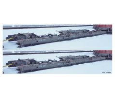 6640007 - Set dvou čtyřnápravových úzkorozchodných podvalníky WW/s Növog, Zillertalbahn