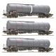 6600197 - Set tří čtyřnápravových kotlových vozů Zacns NACCO