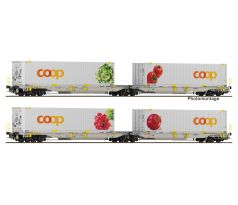 6600322 - Dvojitý kapsový kloubový vůz typ Sdggmrs/T2000 railCare