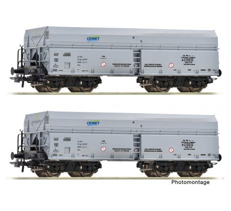 6600328 - Set samovýsypných vozů Fals, pronajatá společností CEMET S.A. Pol-Miedz Trans