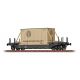 47916 - 4.osý hlubinový vůz typu Ja kkStB. ložený bednou "AEG"