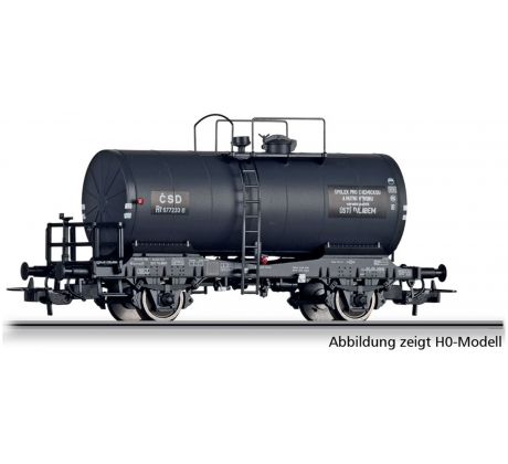 95362 - 2-osý kotlový vůz Rt ČSD „Spolchemie“