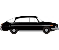27325 - Osobní automobil Tatra 603-2, černá, model 1963