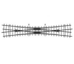4215000 - Dvojitá křižovatková výhybka 12°, L = 220 mm