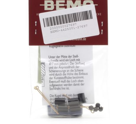 4425001 - Kloubový spínací pákový mechanismus pro výhybková serva Bemo