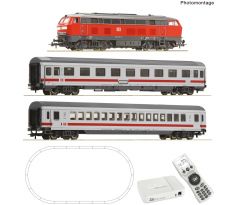 5110013 - Digitální set Z21 START newGen: Motorová lokomotiva řady 218 s rychlíkem DB AG /s kolejemi ROCO LINE/