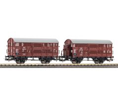 28346 - Dvoudílný set vozů na přepravu drobné zvěře Sn a Snh PKP