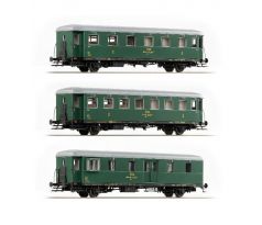 260051 - 5-dílná sada osobních vozů "Rybák" ČSD, DCC, osvětlení