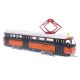 64504 - Tramvaj TD DP Gera, kolejový brus - statický model bez pohonu