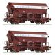 6600124 - Set dvou samovýsypných vozů Tdgs DB "Südzucker"