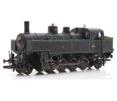L131407 -  Parní lokomotiva 378.04 BBÖ, s kulatým komínem.