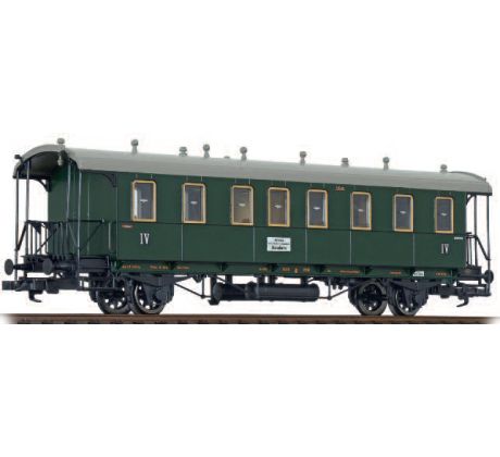 L334101 - 2-osý osobní vůz 4. třídy BCi 1420 Baden