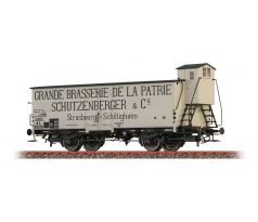 51205 - 2. osý krytý chladicí vůz na přepravu piva "Brasserie Schutzenberger" A.L.
