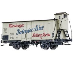 51215 - 2. osý krytý chladicí vůz na přepravu piva „Patrizier-Bier“ DRG