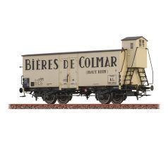 51257 - 2. osý krytý chladicí vůz na přepravu piva "Bières de Colmar" A.L