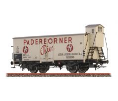 51259 - 2. osý krytý chladicí vůz na přepravu piva "Paderborner Bier" DR Brit-US-zone