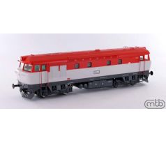 478101D - Motorová lokomotiva T 478.1001 ČSD, původní světlejší červený nátěr verze II, DCC, zvuk