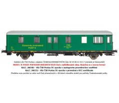 260302 - 2-osý služební vůz Postaa 50 54 00-21 015-7 ČSD