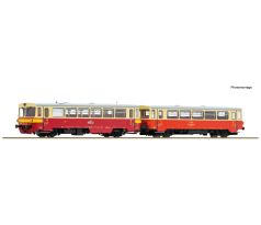 7780011 - Motorový vůz M 152.0478 s přívěsem Baafx ČSD