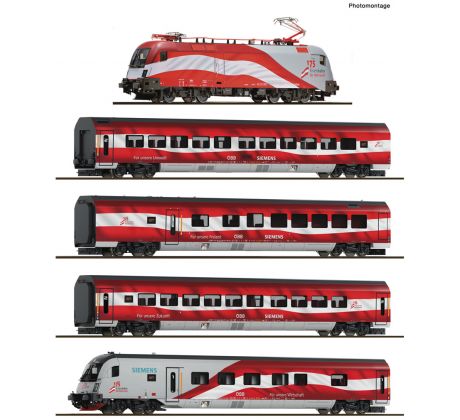 6290096 - 4-dílná sada Railjet „175 let železnic v Rakousku“ ÖBB
