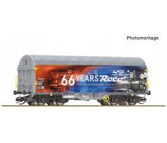 6680064 - 4-osý vůz s posuvnou plachtou typ Shimmns D-ERR "66 výročí f. Roco"