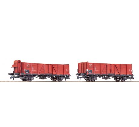 76103 - Dvoudílný set otevřených vozů Vtpr ČSD
