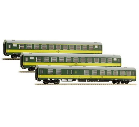 55118 - souprava 3 vozů Bmee ČSD, Ex Slovenská strela