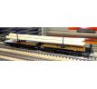 595201 - Souprava dvou 2-osých oplenových vozů H "Regensburg" ložených dřevem, DRG