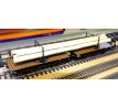 595201 - Souprava dvou 2-osých oplenových vozů H "Regensburg" ložených dřevem, DRG